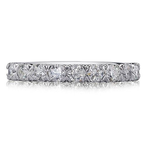 Christopher Design Crisscut Collection 10 Prong Set 0.57CTW Diamond Wedding Band G52BRD100