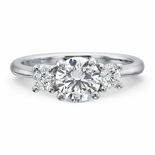 Precision Set New Aire Collection Three Stone Diamond Engagement Ring 202018W