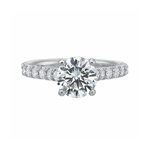 Precision Set Classic Collection 18K White Gold Diamond Semi-Mount