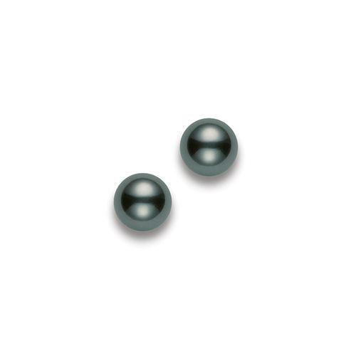 Mikimoto Black South Sea Pearl Stud Earrings PES802BW