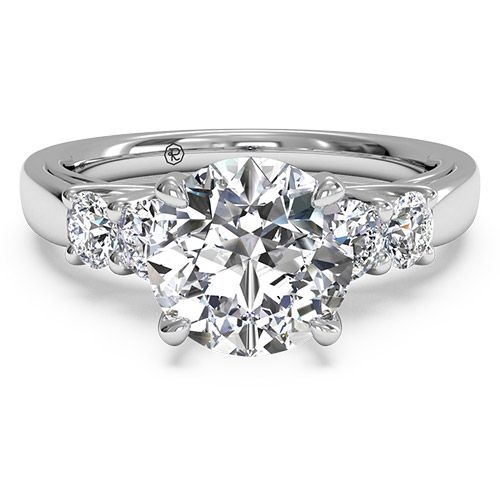 Ritani Classic Trellis Five Stone Diamond Engagement Ring