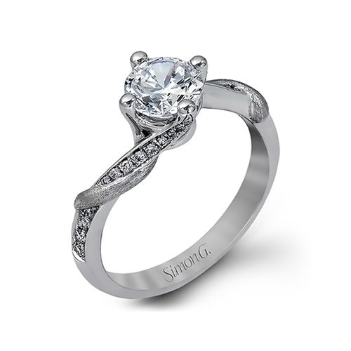 Simon G Engagement Ring from the Classic Romance Collection