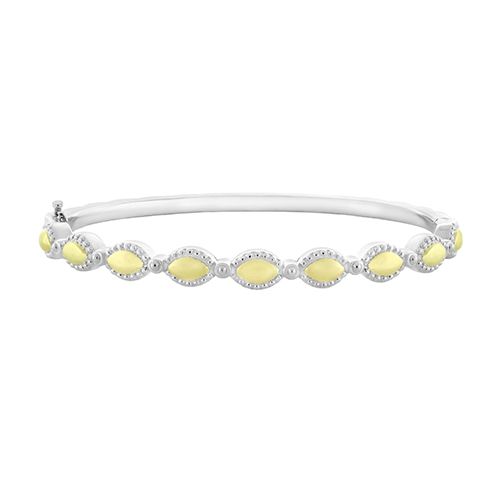 Charles Krypell Two Tone Nine Station Bracelet