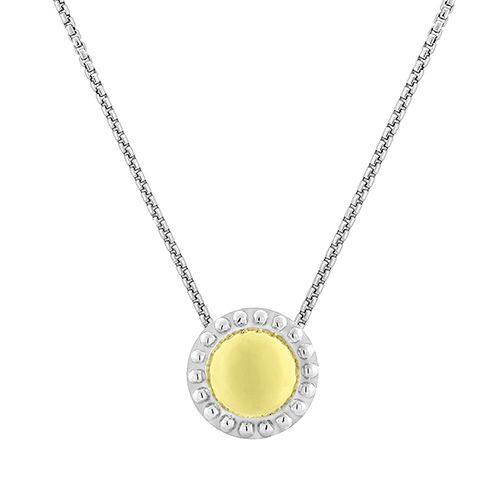 Charles Krypell Sterling Silver Round Fire Fly Pendant 4-6970-FFSG