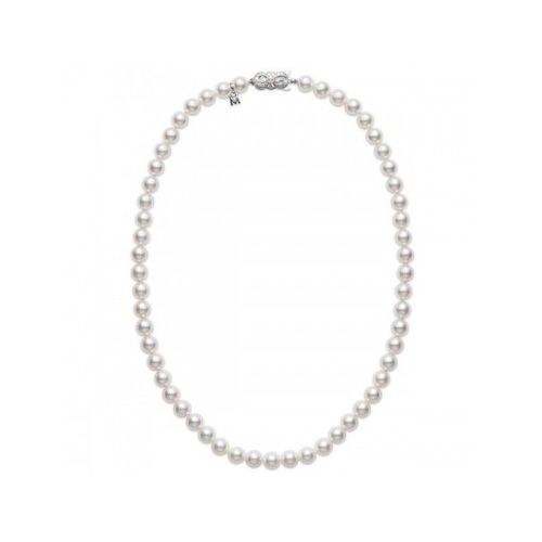 Mikimoto Akoya Pearl 8-8.5mm White Gold Strand