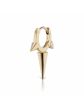 Maria Tash 14K Yellow Gold Long Triple Spike Clicker Earring 6.5mm XR3SPL65