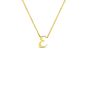 000021AYCH0E Roberto Coin 18K Yellow Gold Tiny Script "E" Initial Necklace