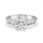 Propose Tonight Channel Set Diamond Engagement Ring
