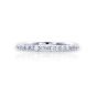 JB Star Mirco Pave Platinum Wedding Band 0134-147