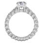 Ritani 14K White Gold Shared Prong Diamond Engagement Ring 