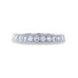 JB Star Platinum 3 Row Diamond Wedding Band 0633-013