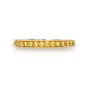 JB Star Fancy Yellow Diamond 3 Row Wedding Band 0644-235