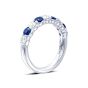 JB Star Sapphire and Diamond Shared Prong Band 0668-038