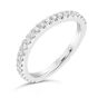 082473 Gabriel & Co. 18K White Gold Diamond Wedding Band