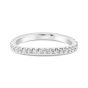 082473 Gabriel & Co. 18K White Gold Diamond Wedding Band
