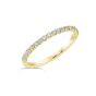 Precision Set 18K Yellow Gold New Aire Diamond Pave Wedding Band 142028Y