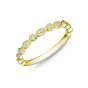 Memoire Vintage Round & Illusion Marquise Diamond Stackable Wedding Band
