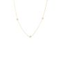 Roberto Coin Diamonds By The Inch Yellow Gold 3 Station Necklace