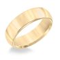 James Free 7MM Yellow Tungsten Domed Comfort Fit Men's Band 