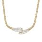 James Free Estate Diamond Wave Crossover Panther Link Estate Necklace
