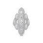 Robert Procop Platinum Marquee Diamond Cocktail Ring 125639