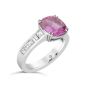 Robert Procop Pink Sapphire and Diamond Platinum Cocktail Ring 133519