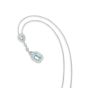 Robert Procop 18K White Gold Aquamarine and Diamond Pendant Necklace 162737