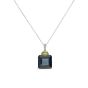 Allure London Blue Topaz and Peridot Pendant Necklace