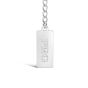 Pink Ribbon Girls Sterling Silver Pendant Necklace with Pink Topaz