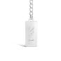 Pink Ribbon Girls Sterling Silver Pendant Necklace with Pink Topaz