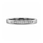 Precision Set 14K White Gold 11 Diamond Channel Set Band 