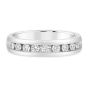 14K White Gold 1/2 Carat Channel Set Diamond Band