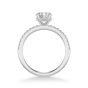 James Free 14K White Gold Semi-Mount Diamond Solitaire Engagement Ring