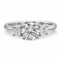 Precision Set New Aire Collection Three Stone Diamond Engagement Ring 202018W