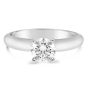 white gold engagement ring