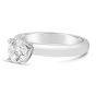 side white gold engagement ring