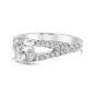 Imagine Designs 14K White Gold Engagement Ring With Split Shank	