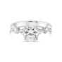 Precision Set 18K White Grand Aire Prong Diamond Engagement Ring 246418W