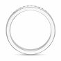 Precision Set Classic 14K White Gold 11 Diamond Channel Set Band