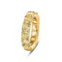 4972-007 JB Star Fancy Yellow Radiant Cut Diamond Ring In 18k Yellow Gold