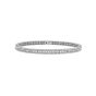 Roberto Coin Symphony Princess Diamond Braided Bangle in 18K White Gold