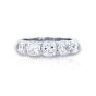 5094-014 JB Star 5 Cushion Cut Diamond Ring In Platinum