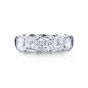 5126-001 JB Star 5 Radiant Cut Diamond Band In Platinum