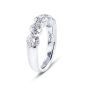 5240-006 JB Star 5 Round Diamond And Platinum Wedding Band