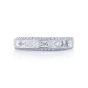 5248-014 JB Star Signature Cut Center Diamond And Micro Pave Platinum Band