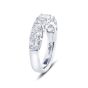 5258-001 JB Star Platinum 7 Radiant Cut Diamond Band 