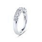 5261-003 JB Star Platinum 7 Radiant Cut Diamond Band