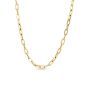 Roberto Coin 18K Yellow Gold Designer Gold Paper Clip Necklace