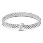 FOPE 18K White Gold Flex Diamond Pave Stationary Bracelet 542B BBR