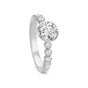 Precision Set 18K White Gold Diamond Semi-Mount Engagement Ring